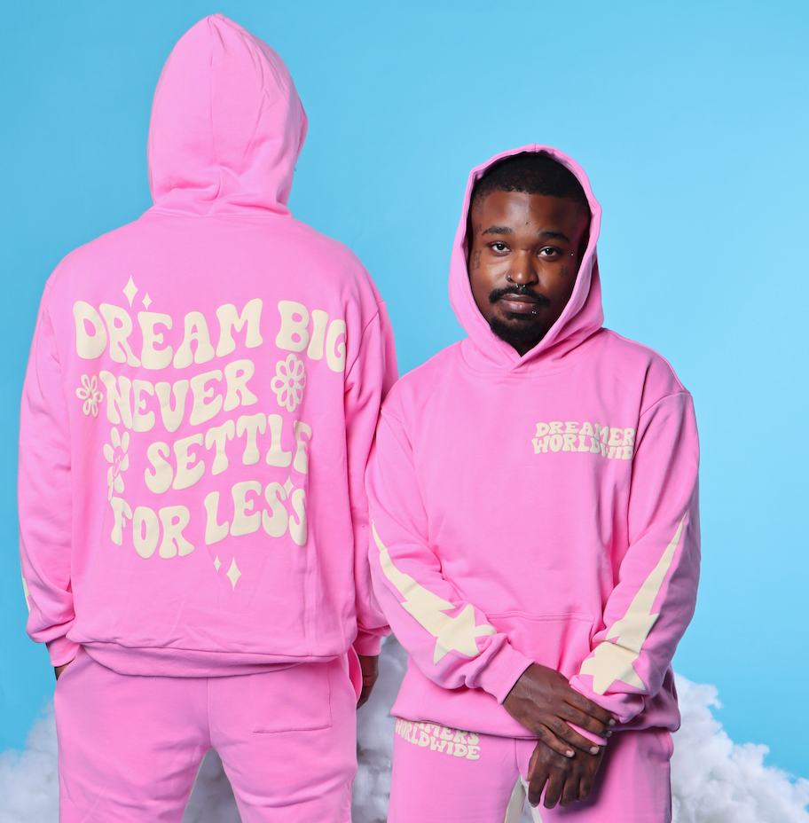 PINK SHOOTING STAR HOODIE