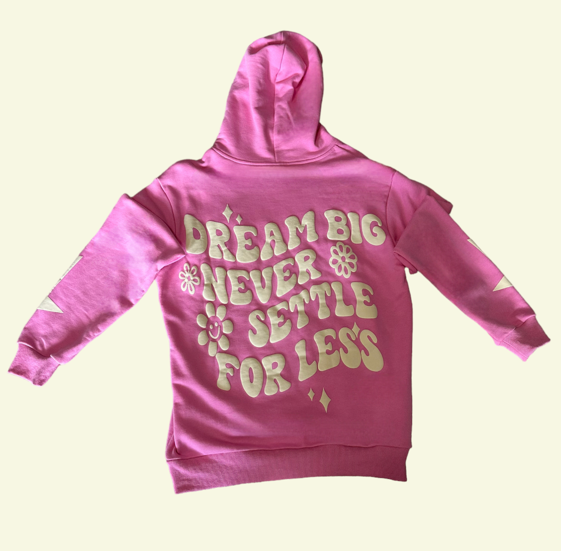 PINK SHOOTING STAR HOODIE